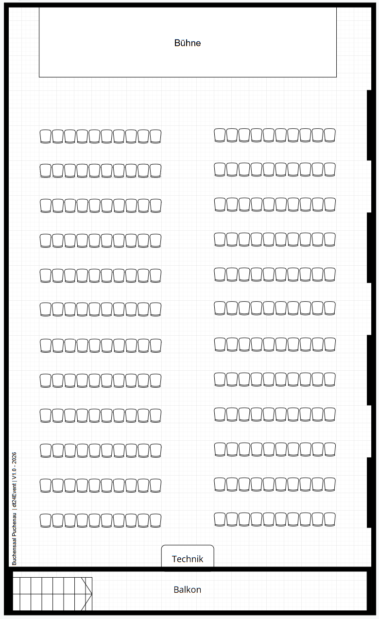 Sitzplan Buchensaal Puchenau